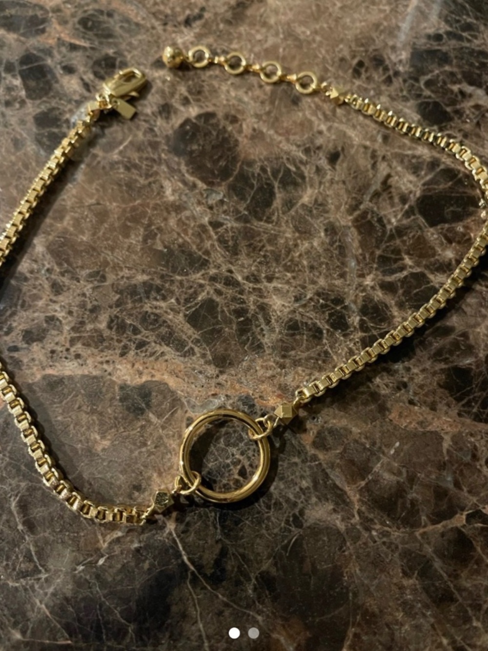 Vanessa Mooney 18K Gold Circle Choker